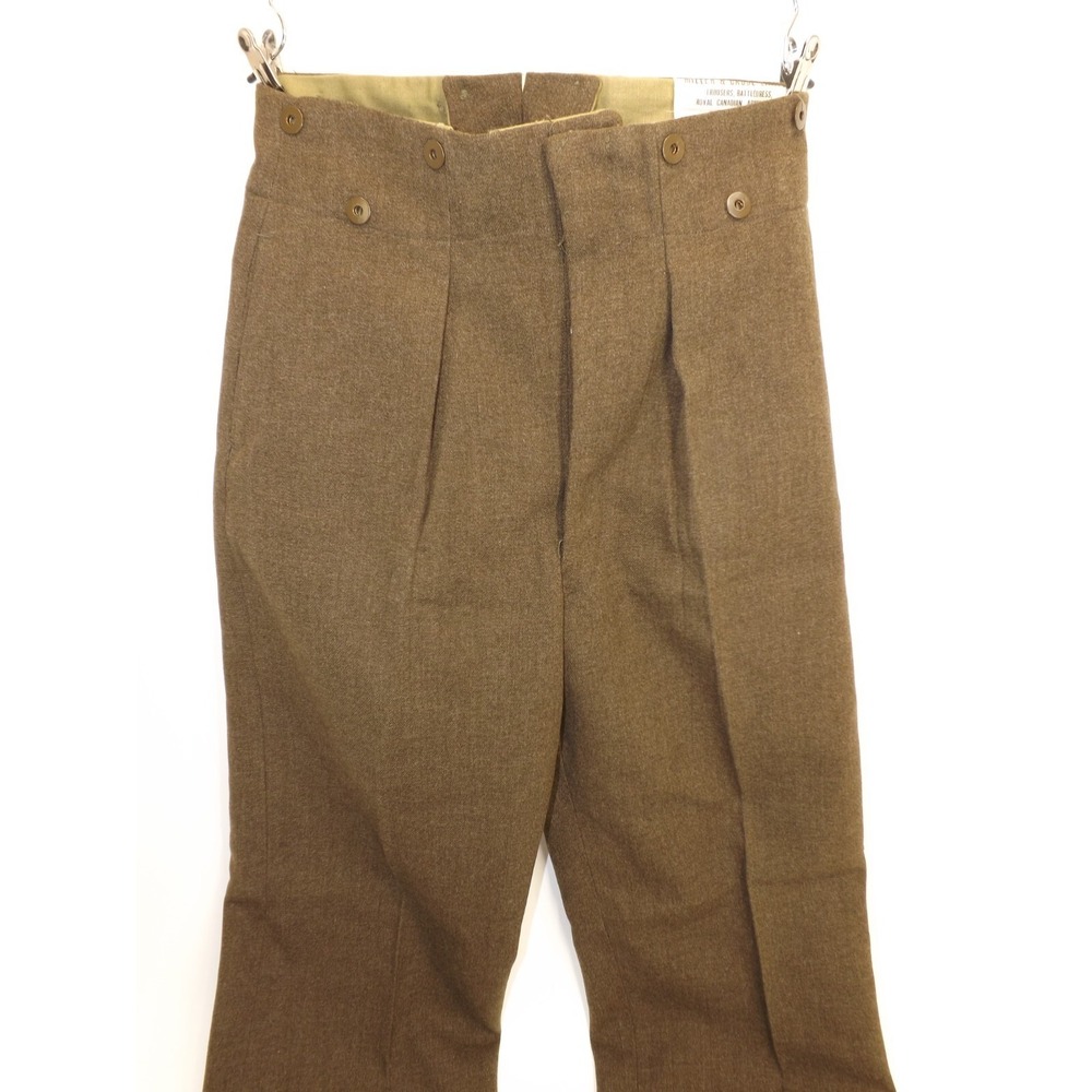 Miller & Gabbe Ltd 1957 Royal Canadian Army Battledress Wool Trousers View 4